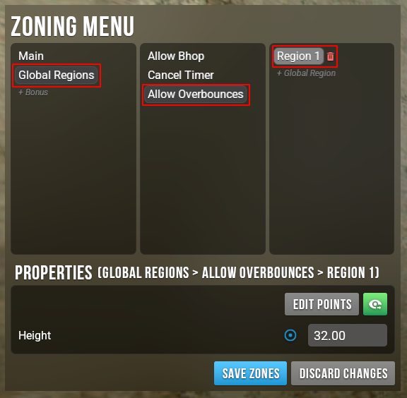 Allow Overbounces